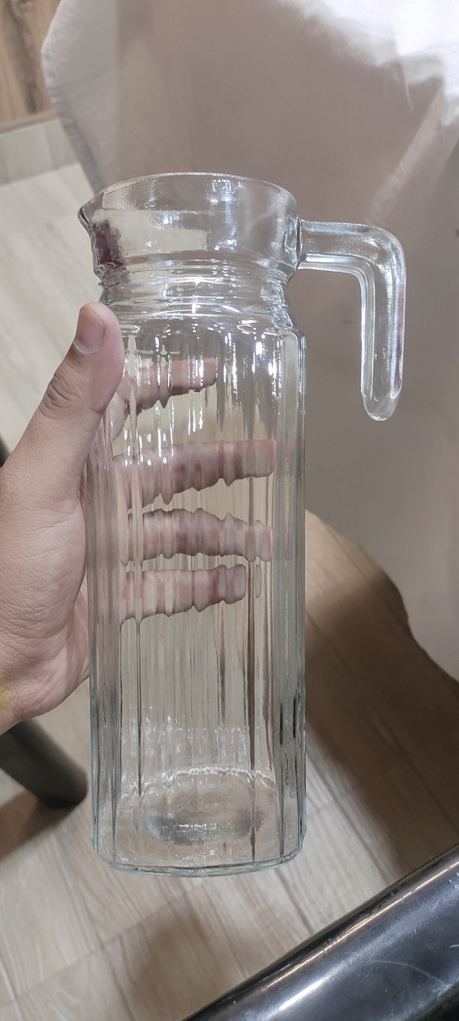 Glass Pitcher With Lid